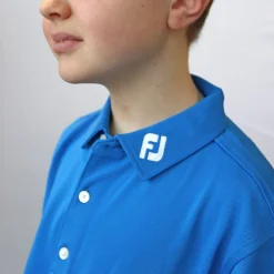 FootJoy Stretch Pique JR Blå Blå (Cobolt) Hot