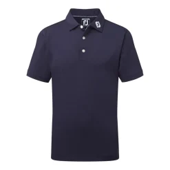 FootJoy Stretch Pique JR Blå Navy Clearance