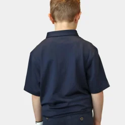 FootJoy Stretch Pique JR Blå Navy Clearance