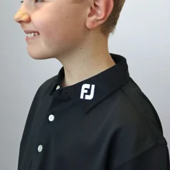 FootJoy Stretch Pique JR Svart