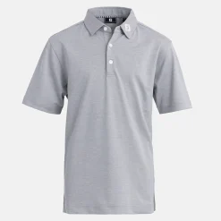 FootJoy Stretch Pique Solid Heather-Grey Outlet
