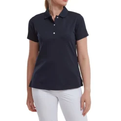 FootJoy Stretch Pique Solid Blå Navy Best