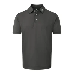 FootJoy Stretch Pique Solid Grå Charcoal Clearance