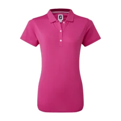FootJoy Stretch Pique Solid Rosa Rosa (Hot Pink) Online