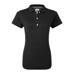 FootJoy Stretch Pique Solid Svart New