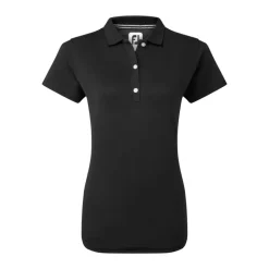 FootJoy Stretch Pique Solid Svart New