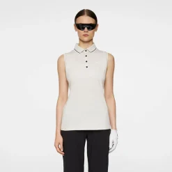 J.Lindeberg Swing Sleeveless Top Moonbeam Outlet