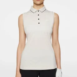 J.Lindeberg Swing Sleeveless Top Moonbeam Outlet