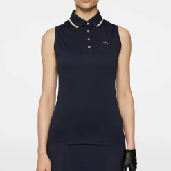 J.Lindeberg Swing Sleeveless Top Blå JL Navy Clearance