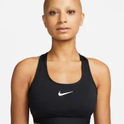 Nike Swoosh Medium Support W Svart Black-White Clearance