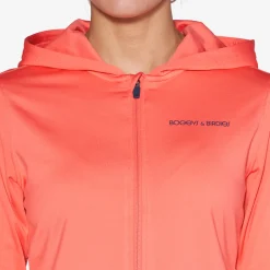 Bogeys & Birdies Tech Hood FZ Röd Coral Best