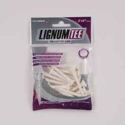 Lignum Tees 53 mm 16 Pack White Hot