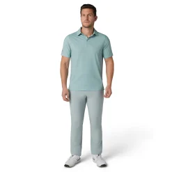 Callaway Textured Chev Printed Polo Aquifer
