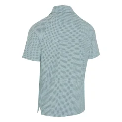 Callaway Textured Chev Printed Polo Aquifer