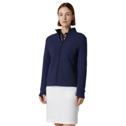Callaway Textured Fleece Midw Blå Peacoat Sale
