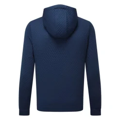 FootJoy Textured Knit Hoodie Blå Navy