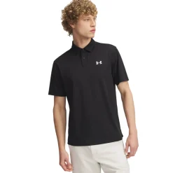 Under Armour T2G Pique Polo Svart Svart (Black 001) New