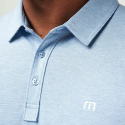 Travis Mathew The Zinna Heather-Light-Blue Sale