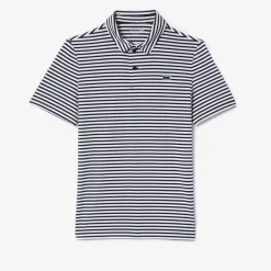 Lacoste Thin Stripe Blå Vit Navy/White (525) Discount