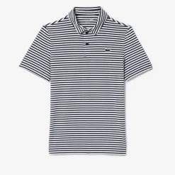 Lacoste Thin Stripe Blå Vit Navy/White (525) Discount