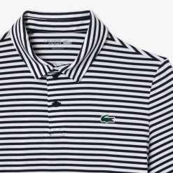 Lacoste Thin Stripe Blå Vit Navy/White (525) Discount