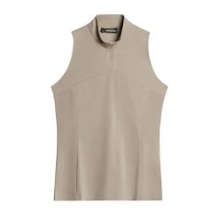 J.Lindeberg Tiana Sleeveless Top Vintage-Khaki Clearance