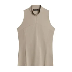 J.Lindeberg Tiana Sleeveless Top Vintage-Khaki Clearance