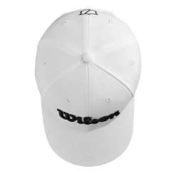 Wilson Tour Cap Vit White-Black Discount