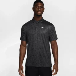 Nike Tour M Dri-Fit Golf Polo Anthracite-White Discount