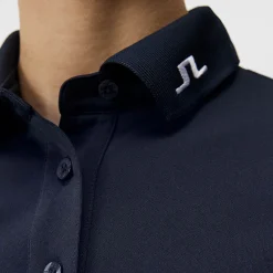 J.Lindeberg Tour Tech Golf Polo Blå JL Navy New