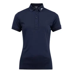 J.Lindeberg Tour Tech Golf Polo Blå JL Navy New