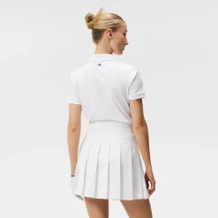 J.Lindeberg Tour Tech Golf Polo Vit White New