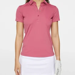 J.Lindeberg Tour Tech Polo Rose-Wine Best