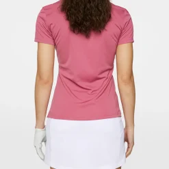 J.Lindeberg Tour Tech Polo Rose-Wine Best