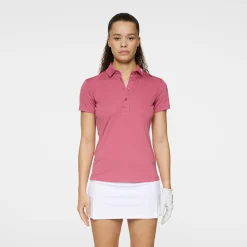 J.Lindeberg Tour Tech Polo Rose-Wine Best