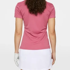 J.Lindeberg Tour Tech Polo Rose-Wine Best