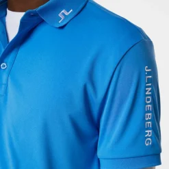 J.Lindeberg Tour Tech Polo Sonic-Blue New