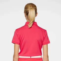 J.Lindeberg Tour Tech Polo Röd Azalea Outlet