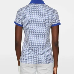 J.Lindeberg Tour Tech Print Polo Tour-Geo-Moonbeam-S Online