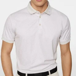 J.Lindeberg Tour Tech Print Polo Shadow-Bridge-Moonbeam-S Online