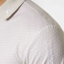 J.Lindeberg Tour Tech Print Polo Shadow-Bridge-Moonbeam-S Online