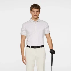 J.Lindeberg Tour Tech Print Polo Shadow-Bridge-Moonbeam-S Online