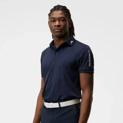 J.Lindeberg Tour Tech Reg Fit Golf Polo Blå JL Navy Outlet