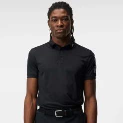 J.Lindeberg Tour Tech Reg Fit Golf Polo Svart Black Outlet