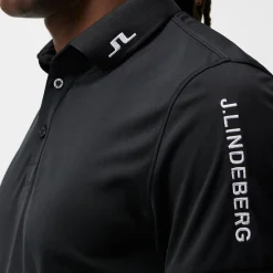 J.Lindeberg Tour Tech Reg Fit Golf Polo Svart Black Outlet