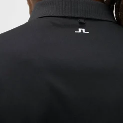 J.Lindeberg Tour Tech Reg Fit Golf Polo Svart Black Outlet