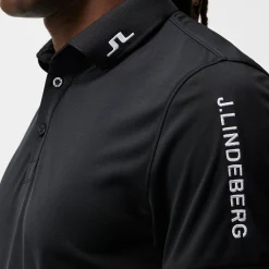 J.Lindeberg Tour Tech Reg Fit Golf Polo Svart Black Outlet
