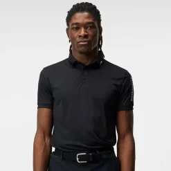 J.Lindeberg Tour Tech Reg Fit Golf Polo Svart Black Outlet