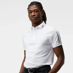 J.Lindeberg Tour Tech Reg Fit Golf Polo Vit White Online