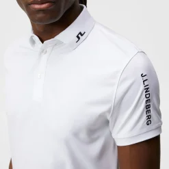 J.Lindeberg Tour Tech Reg Fit Golf Polo Vit White Online